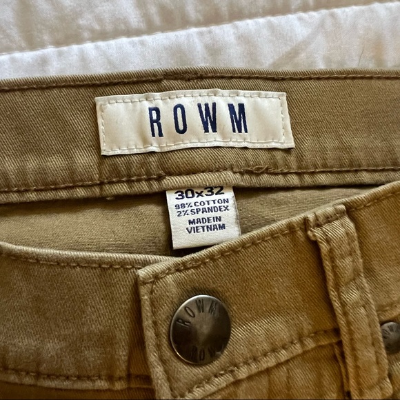 Rowm khaki pants 30/32 - Picture 2 of 2